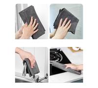 Yctze Premium Microfiber Glass Cleaning Cloth - Streak-Free, Strong Stain Removal, Multifunctional Window Wipe Rags Mirrors, Car Windshields, and Household Surfaces - 3-Pack (3pcs (30 * 30) CM)