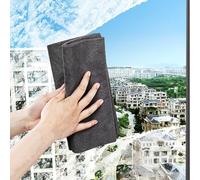 Yctze Premium Microfiber Glass Cleaning Cloth - Streak-Free, Strong Stain Removal, Multifunctional Window Wipe Rags Mirrors, Car Windshields, and Household Surfaces - 3-Pack (3pcs 40 * 50CM)