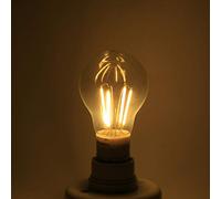 Yctze Premium Quality E27 12V COB LED Filament Bulb | 360 Degree Non-dimmable Light | Energy Saving 6W Warm White Light for Indoor & Outdoor Use (4W)