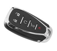 Yctze Premium Remote Car Key Case with 5 Buttons Replacement, Malibu, Models 2/3/4/5 - ABS Material, Stylish Design, Enhanced Against Wear & Tear