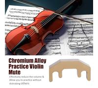 Yctze Professional Alloy Practice Violin - and Quiet Musical Instrument Accessory for Musicians