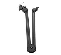 Yctze Professional Microphone Arm Stand with High Load Bearing Capacity - All Metal Boom Arm Broadcasting, Recording, and Streaming - Compact Design Supports to 2KG/4.4lb