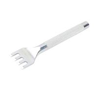 Yctze Prong Punch Tool Set - High Speed Steel Leather Hole Punches with Ergonomic Non-Slip Handle for Crafting (4 teeth)