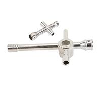 Yctze RC Cross Wrenches, Steel Hex Driver Spanner, Wheel Repair Tools with 4mm 5mm 5.5mm 7mm 8mm 10mm 17mm Sizes, Ideal for Remote Control Model Car Tire Nuts & Methanol Vehicle Spark