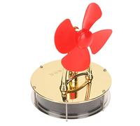 Yctze Red Stirling Engine Motor Toy - Low Noise & Efficient Educational Model for Gifts and Science Exploration