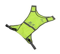 Yctze Reflective Vest for Outdoor Night Riding & Running - Fluorescent Yellow Sport Vest with Storage Pocket & 360° Visibility
