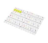 Yctze Removable Piano Keyboard Stickers for 88 61 49 37 Keys, Transparent Note Labels for Easy Learning and Practice for Beginners and Kids