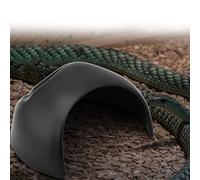 Yctze Reptile Box Cave for Lizard, Snake, Tortoise, and Spider - Eco-Friendly Black Spider Cave for Fish Tank and Home Decor (Black)