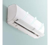 Yctze Retractable Air Conditioner Deflector, Anti Direct Blowing, Wind Shield for Hotel AC Units, Window/Wall Conditioner Vent Deflector, White, 30 Inches (White)