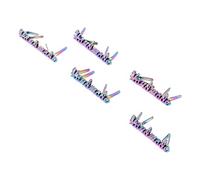 Yctze Retro Design Labels - Alloy Bags, Sewing Projects, and Crochet - Craft Lovers - Lightweight and Portable Bag Labels Use