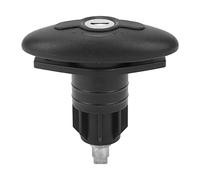 Yctze RV Cabin Door Compression Lock Zinc Alloy Durable for Caravan Yacht 30mm 2 Keys