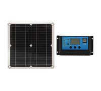 Yctze RV Solar Panel 12W Mono Battery with Intelligent Control & Charge Controller for Outdoor Use (30A)