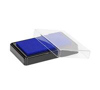 Yctze Safe and Reusable Baby Footprint Ink Pad with Easy Cleaning, Includes Paper, Ideal for Hand and Foot Prints of Babies and Pets (Blue Ink)