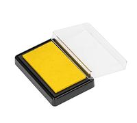 Yctze Safe and Reusable Baby Footprint Ink Pad with Easy Cleaning, Includes Paper, Ideal for Hand and Foot Prints of Babies and Pets (Yellow Ink)