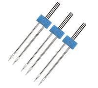 Yctze Sewing Machine 3Pcs Double Pins Stainless Steel Threading and Hooking Stitches Sewing Accessories Double Pins Arts, Crafts & // Notions & Supplies/Machine (Double Machine Needle 3MM-3