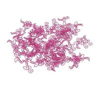 Yctze Shaped Clips 100pcs Clips Multipurpose Shaped Metal Set for Document Classification Red Paperclips for School and Home Use - Products/ & School Supplies/Tape,