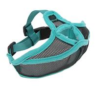 Yctze Short Snout Dog Muzzle, Adjustable Breathable Mesh Muzzle, Soft Edges with Reassuring Buckle, Ideal for French Pugs (S)