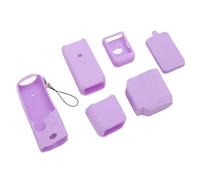 Yctze Silicone Protective Cover with Lens and Screen Protector for 3 - Scratch, Shock Proof, Proof & Slip Sleeve (Violet)