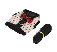 Yctze Small Animal Leash Chest Strap Harness Traction Vest for Rabbits, Guinea Pigs, and Small Pets - Adjustable, Breathable, Soft, Fashionable Design (M)