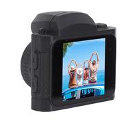 Yctze Small Retro Digital Camera, 4K Keychain Camera, 64MP Photo, Wide Angle, Retro HD, Travel Video Recorder, Built in LED Fill Light, Supports External Flash (Black)