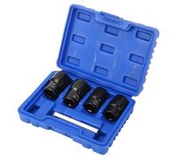 Yctze Socket Set Lug Nut Remover Extractor Tool 5Pcs Socket Set Locking Wheel Nut Stud Extractor Removers 17mm 19mm 21mm 22mm Tools & Home Improvement/Power & Tools/