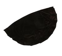 Yctze Soft Dark Golden Velvet Piano Stool Cover - Dust Proof Bench Covering for Single Pianos, Elegant Lace Decor, Machine Washable, Fits Most Stools (Coffee)