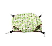 Yctze Soft Double-Layer Pet Hammock Small Animals - Cozy Hanging Bed and Blanket Mice, Hamsters, Guinea Pigs, and Birds - Warm, Colorful, Durable, and Comfortable 20x20cm (35 * 35)