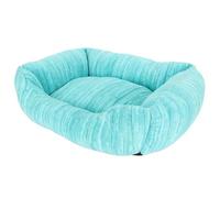 Yctze Soft Flannel Pet Sofa Bed for Cats and Small Dogs - Cozy C Cushion with Low for Easy Access, Washable Cover and Sponge Padding