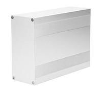 Yctze Sturdy Aluminum Project Box for Electronics, Silver Shielded Enclosure Box/Cover with Superior Heat Dissipation and Easy Assembly