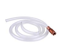 Yctze Tion Pipe 180cm,Fuel Transfer Pump,PVC & Copper Alloy,3.5 Gallons/Minute Rate R Pump,Oil Suction Pipe,Automatic Siphon,Siphon,PVC Fuel,Motorcycle Oil P