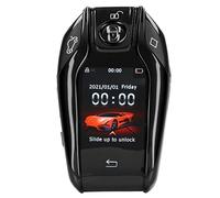 Yctze TK800+ LCD Key Remote Keyless Entry for Start Stop Engine Key, TK800+, Keyless Entry, LCD Car, Car, Start Stop Engine, Auto Unlock, loss, Remote (Black)