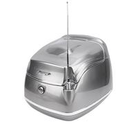 Yctze Top Rear with Lock and Key 38L Retro Waterproofing Fit Bikes Scooters Storage / & Powersports/Accessories/Luggage/Helmet Bags (Moon Silver)