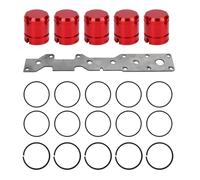 Yctze Transmission Accumulator Piston and Plate Repair Set with Seal Ring Replacement for 45RFE 545RFE 65 66 68RFE Automatic Transmission