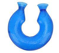 Yctze U Shaped Hot Bottle .4L PVC Neck Heating Pad - Ideal for Cozy Comfort, Relief, and Thoughtful Gifts (Purple Cover)