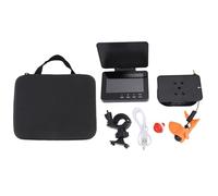 Yctze Underwater Fish Finder 4.3in Screen 1080P 5MP 195° Wide Angle High Brightness Multifunctional Underwater Camera Orange
