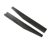Yctze Universal 2PCs Carbon Side Skirt Winglet Spoiler - ABS Side Lip Winglets Extension Enhanced Vehicle Stability and Attractive Exterior Trim - Compatible with Most Cars
