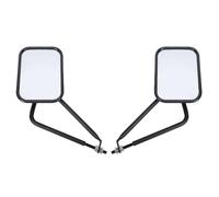 Yctze Universal ATV UTV Side Rear View Mirror Black Wide Angle Mirror with Large Surface for Enhanced Visibility Compatible with Most Off Road Vehicles