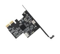 Yctze USB 3.2 GEN2 Expansion Card 10Gbps with PCIe 2X Interface and Type C/E Ports for Fast Data Transfer and Wide Compatibility
