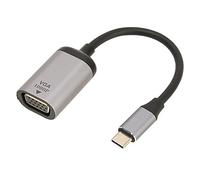 Yctze USB C to VGA Adapter, Aluminium Alloy, 60Hz, Plug and Play Compatible Type C to VGA for Laptop/Projector/HDTV