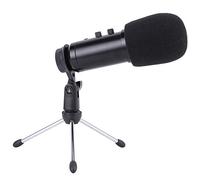 Yctze USB Condenser Microphone for Streaming, Recording & KTV - Adjustable Volume & Reverb - Metal & Plastic Build Compatible with Windows & Mac