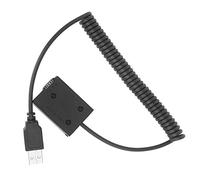 Yctze USB to FW50 Full Decoder Dummy Battery, Versatile Power Solution for A7/A7II/A7R/A7S Cameras, Black, 1PCS