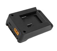 Yctze V Mount Battery Plate Converter Adapter 14 21V Tool Battery to V Mount Output for Cameras Lights with Type C PD65W Fast Charging Safety Protection