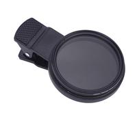 Yctze Variable ND2-400 Phone Lens Filter On ND2-400 Filter for 15 14 13 Smartphones with 52mm Thread Multi Layer Coating Strong Adjustable ND2 to ND400