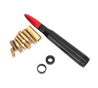 Yctze Vehicle External Antenna Mast Bullet Car Antenna Truck Antenna Replacement 50. Cal Bullet Ammo Shaped Antenna Kit Fit for F150