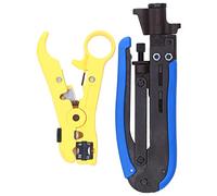 Yctze Versatile Stripping and Crimping Pliers Set for Coaxial Cables, Design, Easy Cutting and User-Friendly Experience