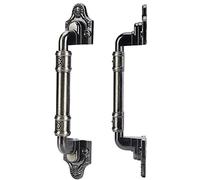 Yctze Vintage European Style Bronze Cabinet Pull Handles - 2Pcs Zinc Alloy Drawer Door Handles for Wardrobes, Furniture, Indoor & Outdoor Use