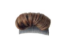 Yctze Volume Up Hairstyle Clamp/Holder Bun Maker Tool - Multi-Functional Hair Bump Up Comb for Effortless Fluffy Hairstyles (Light Brown)