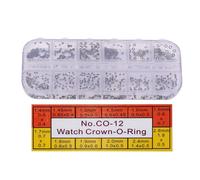 Yctze Watch O 1.4-2.8mm 12 Sizes Rubber Rings Watches Gaskets Tiny O Set Assortment