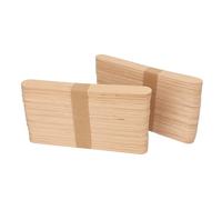 Yctze Waxing Craft Sticks, Multifunctional Birch Wood Hair Removal Applicator Sticks for Waxing Applying Scraping, with Skin Friendly Disposable Design, for Home, Beauty Salon & Travel