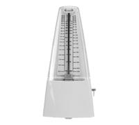 Yctze White Mechanical Metronome for Pianists Guitarists Violinists Practicing Instruments,Loud Audible Headphones Maintain Precise Timing, No Battery Needed, Adjustable Pendulum